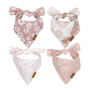 NEW Remy + Roo Dog Bandanas Set of 4 Shannon Premium Durable Fabric Size Small